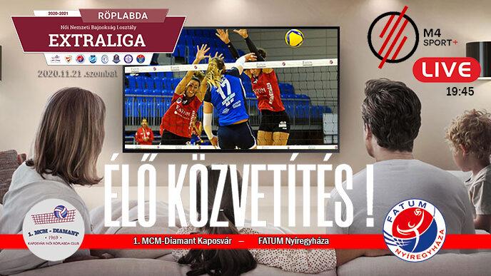 Tévés meccs a Kaposvár ellen