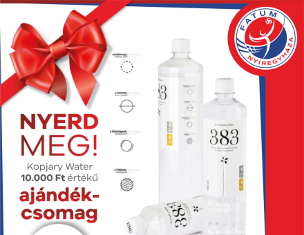 Játsz velünk! Nyerd meg a Kopjary Water ajándékcsomagot!