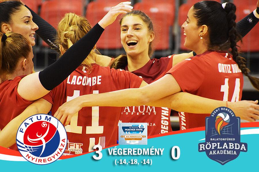 Könnyed győzelem - Ott vagyunk a Magyar Kupa 4-es döntőben